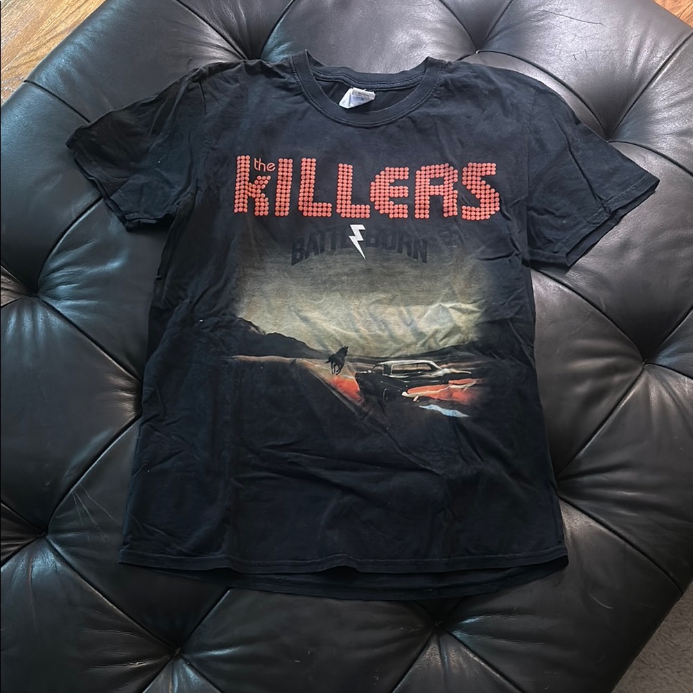 The Killers Black Graphic 2012 US Tour T-Shirt